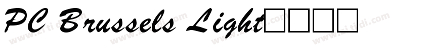PC Brussels Light字体转换